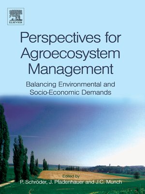 cover image of Perspectives for Agroecosystem Management